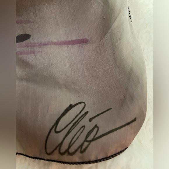 Cleo Handpainted 100% Silk Scarf - Picture 9 of 15